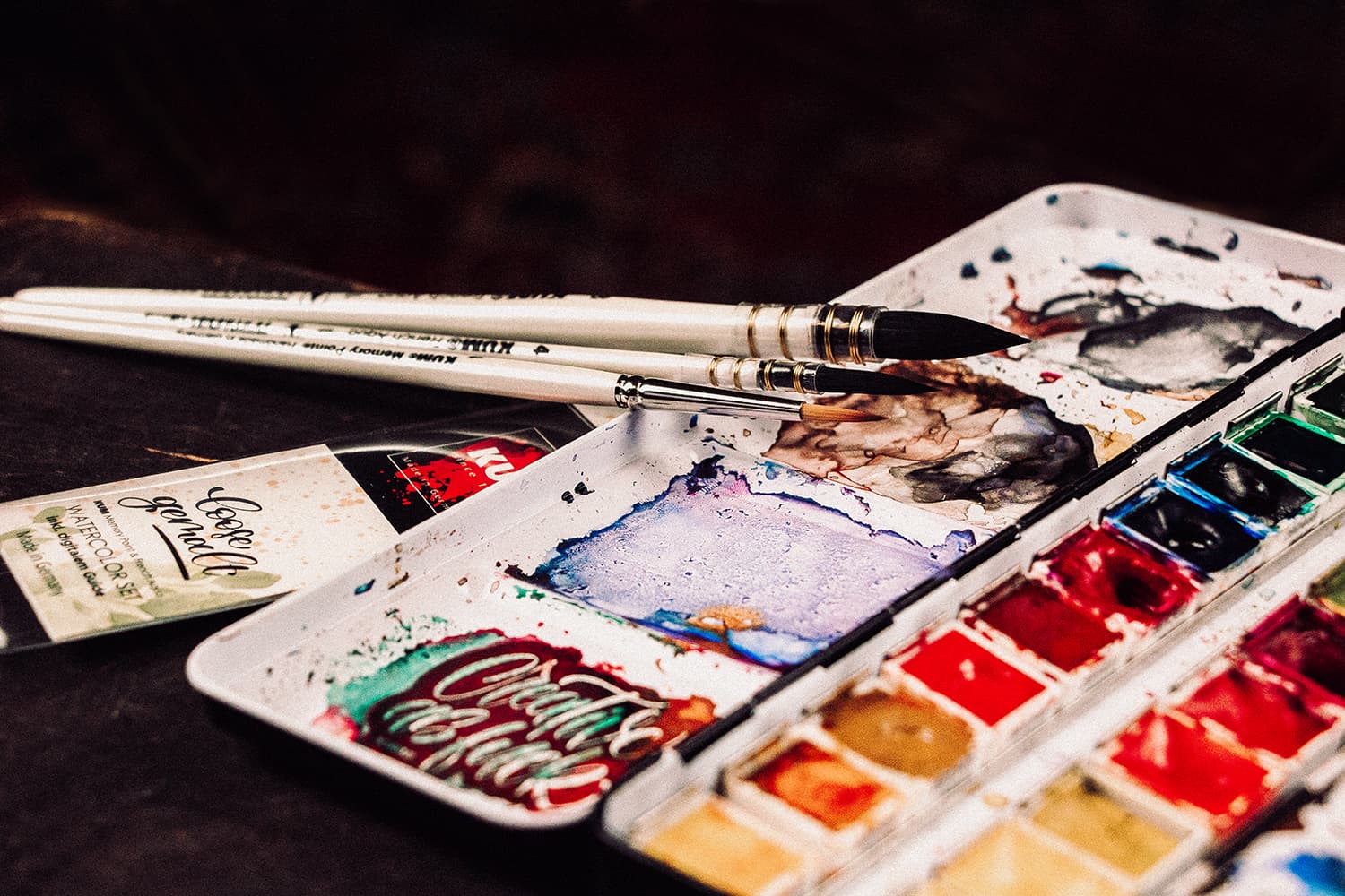 Loose Watercolor Pinselset KUM x loosegemalt