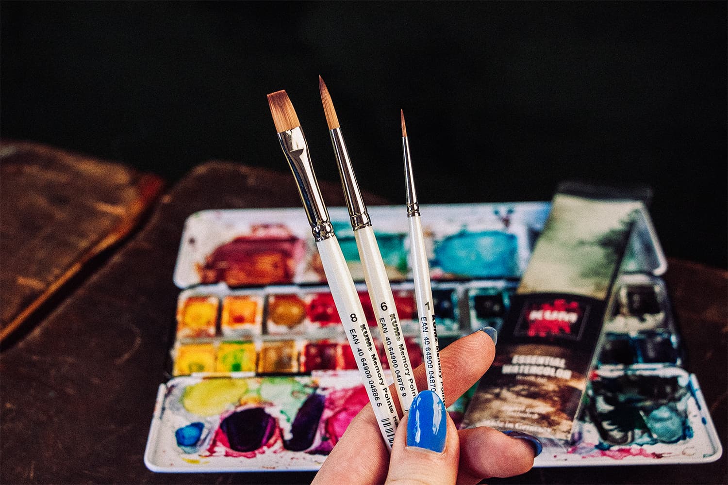 Essential Watercolor Pinselset