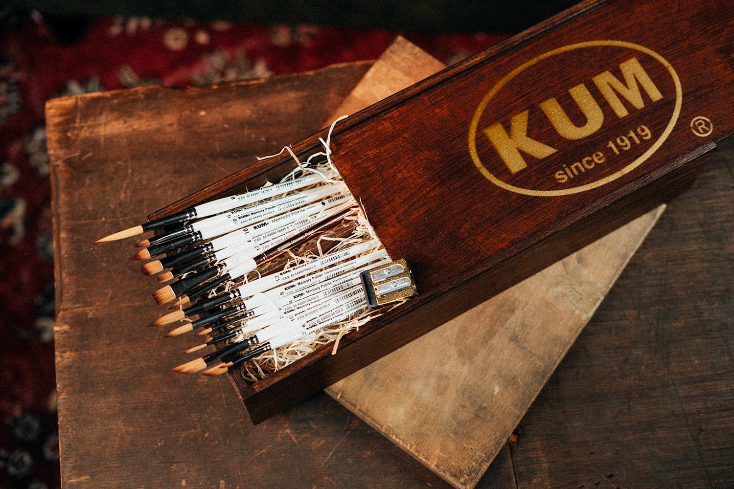 KUM Masters Atelier Collection Memory Point Pinsel und Meisterwerk gesamte Box