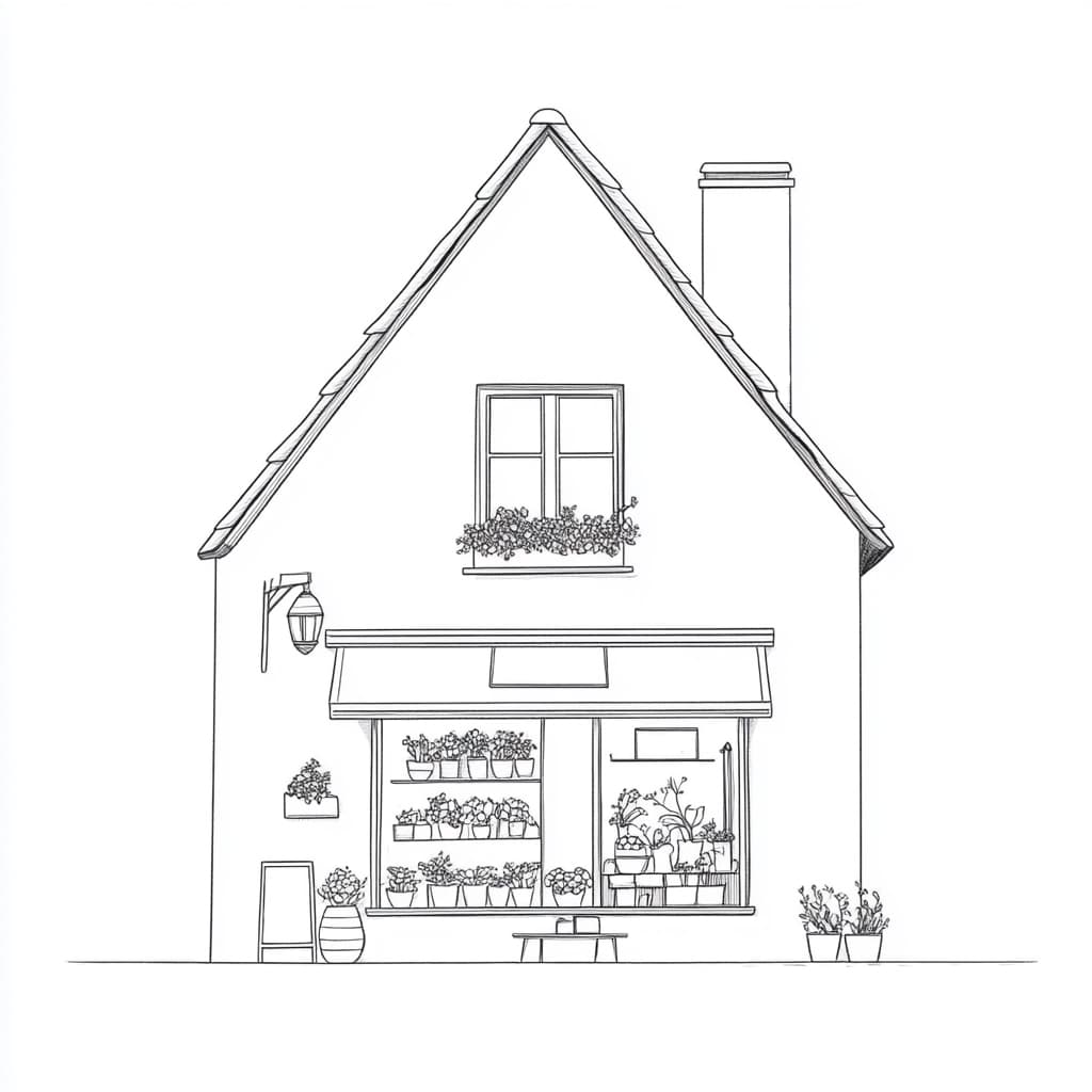 Vorlage: Hausfassade