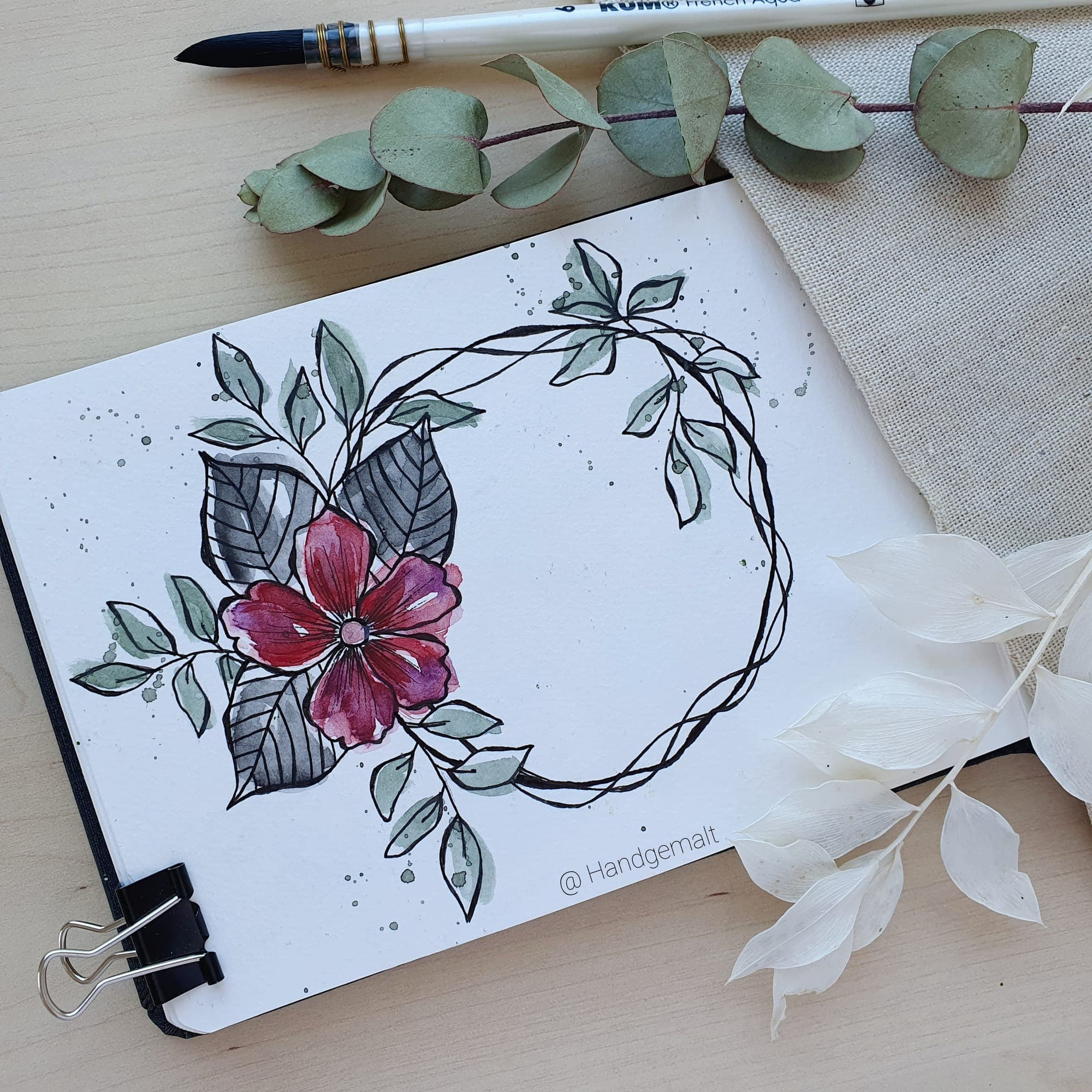 Weitere Blumenillustration von Anastasia