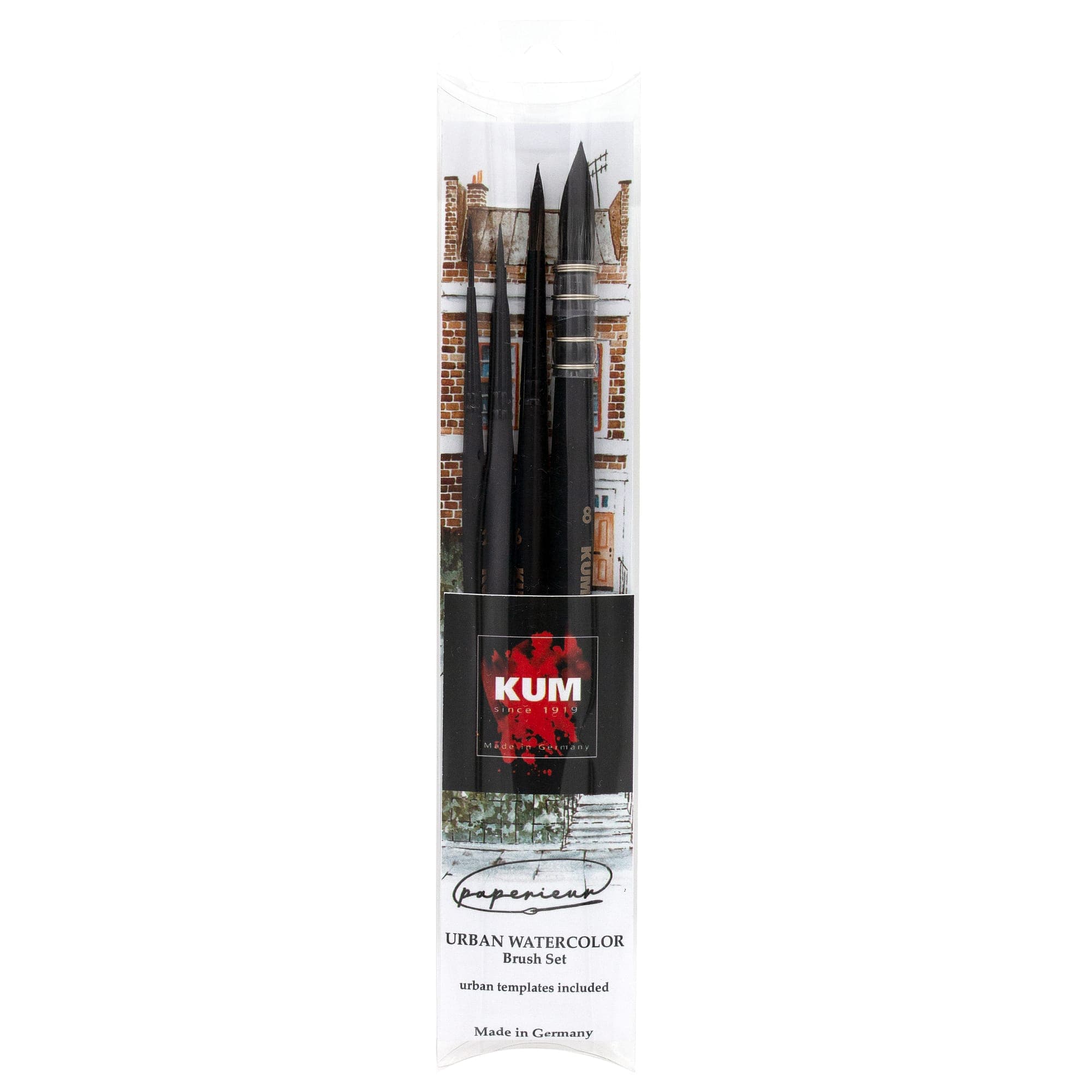 Das Urban Watercolor Pinselset KUM x paperieur