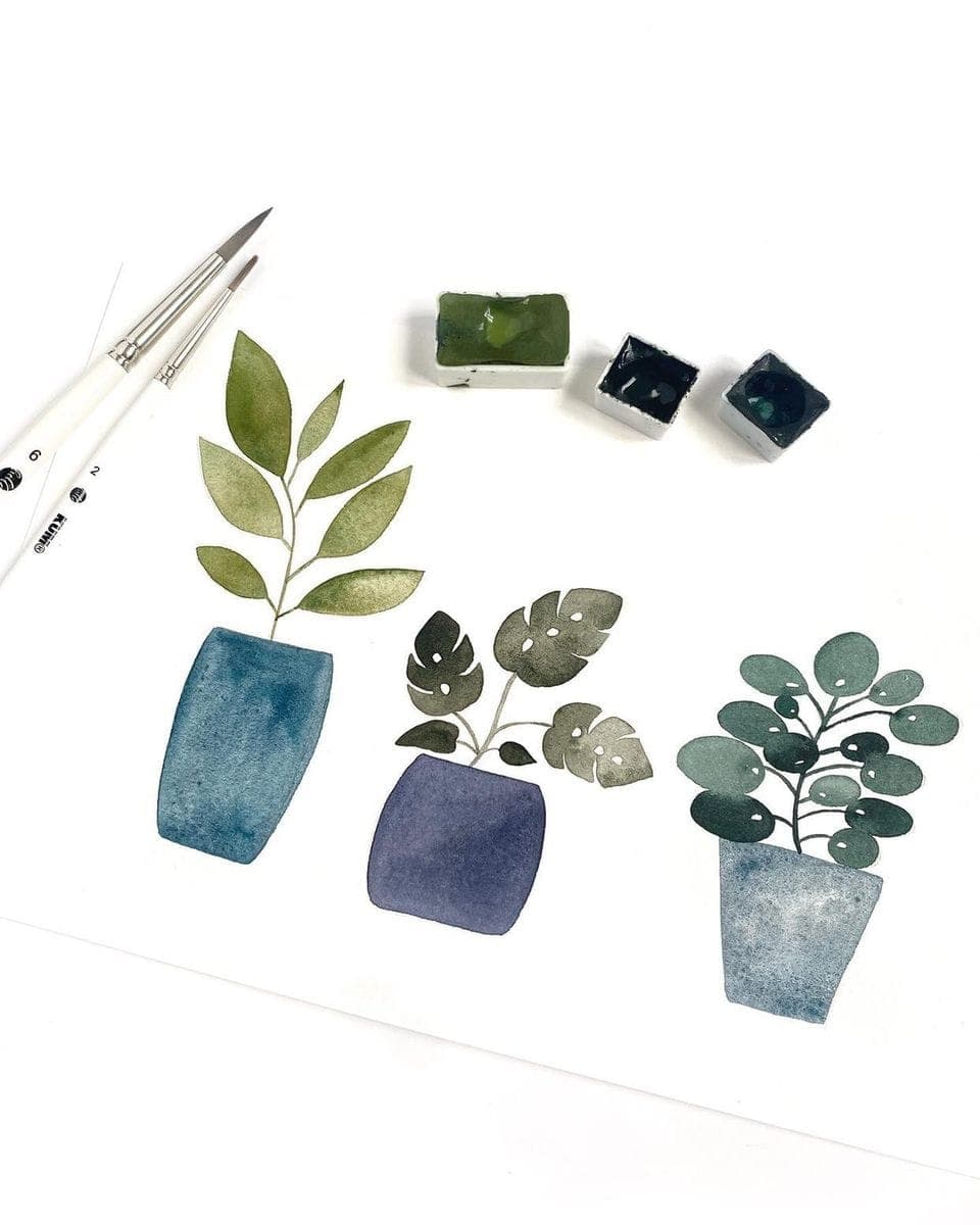 Aquarell von Julie Simon