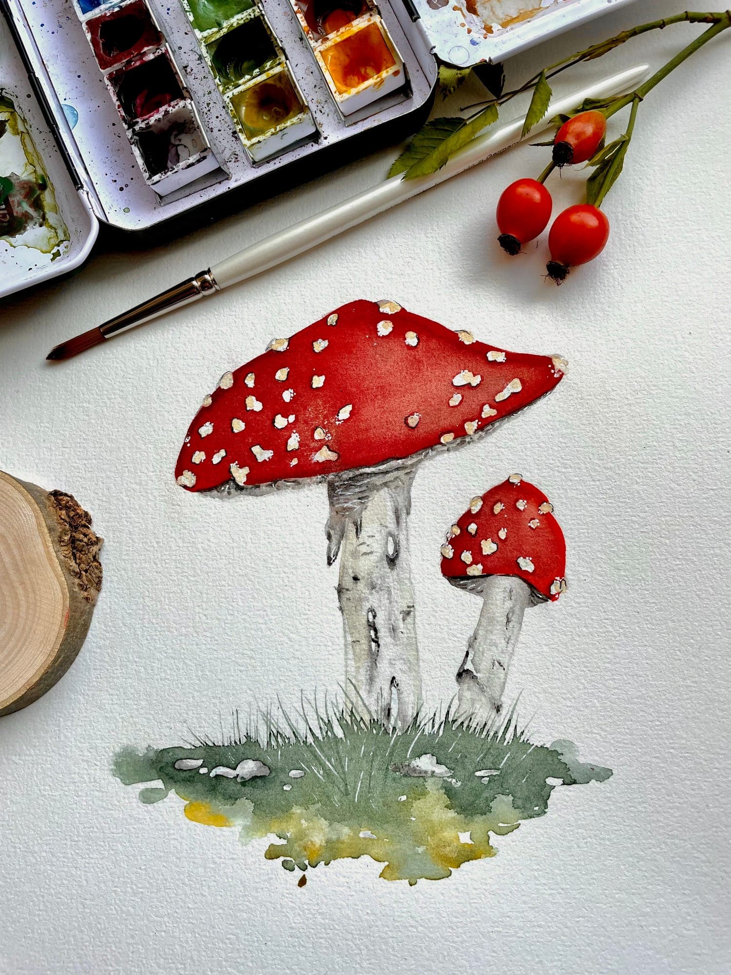 Weiteres Aquarell von Maike