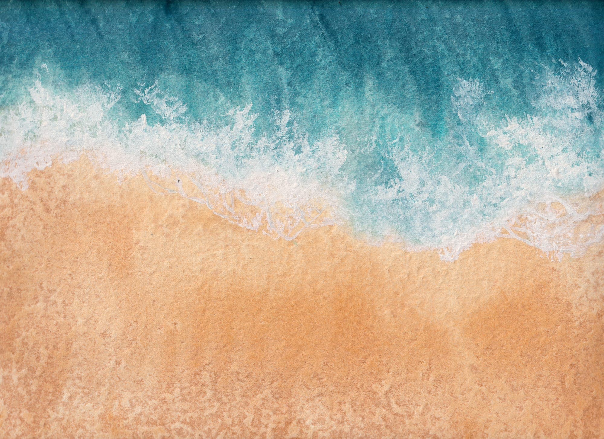 Brandung, Aquarell