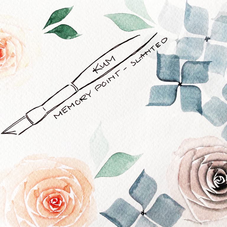 KUM Memory Point Angled – gemaltes Beispiel