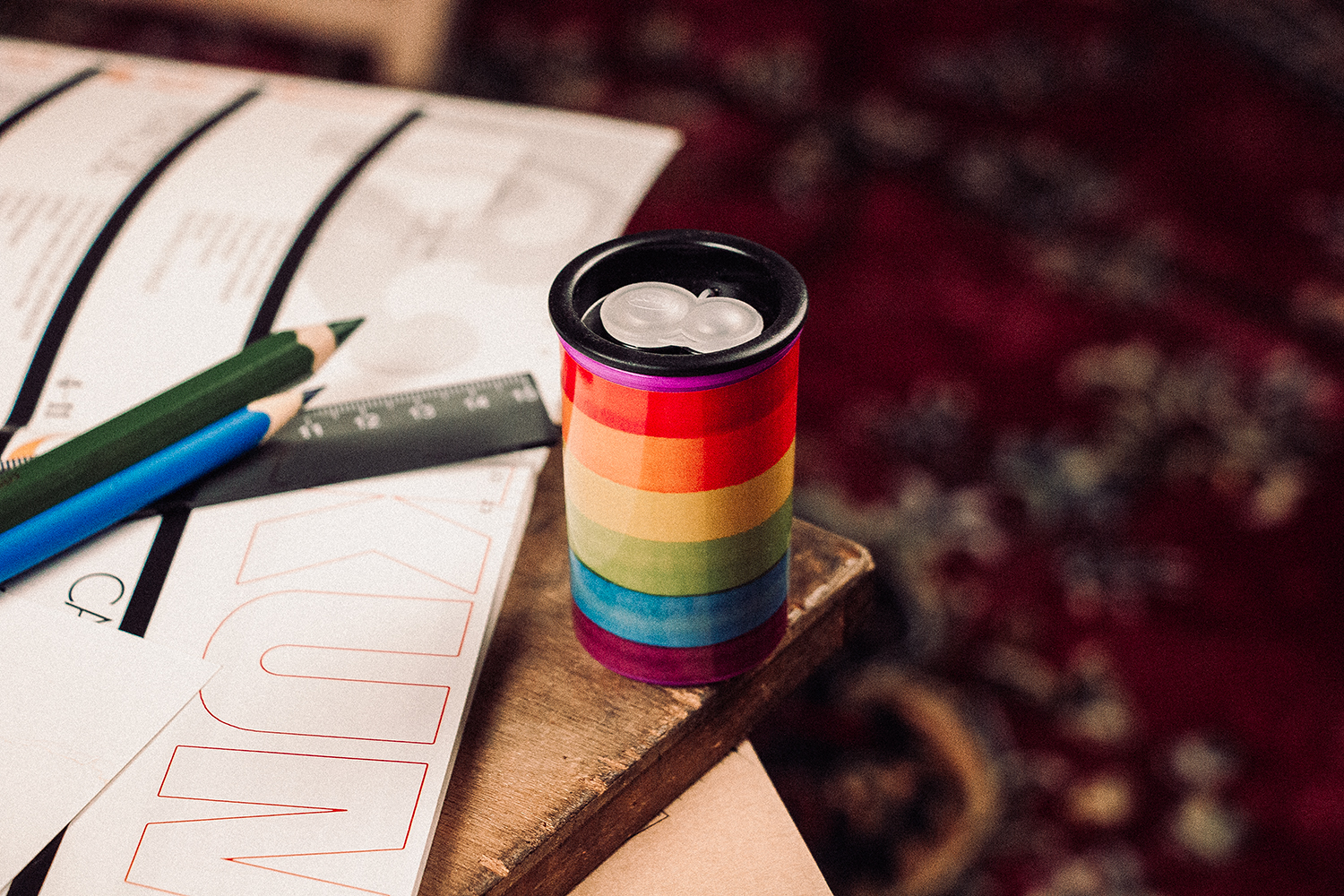 Rainbow Header