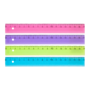 Lineal 17cm Soft color