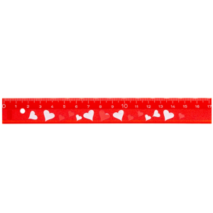 Lineal 17cm Love