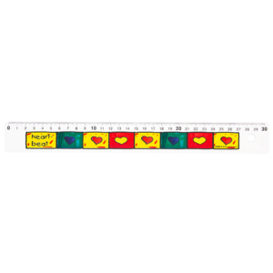 Lineal 30cm Heartbeat