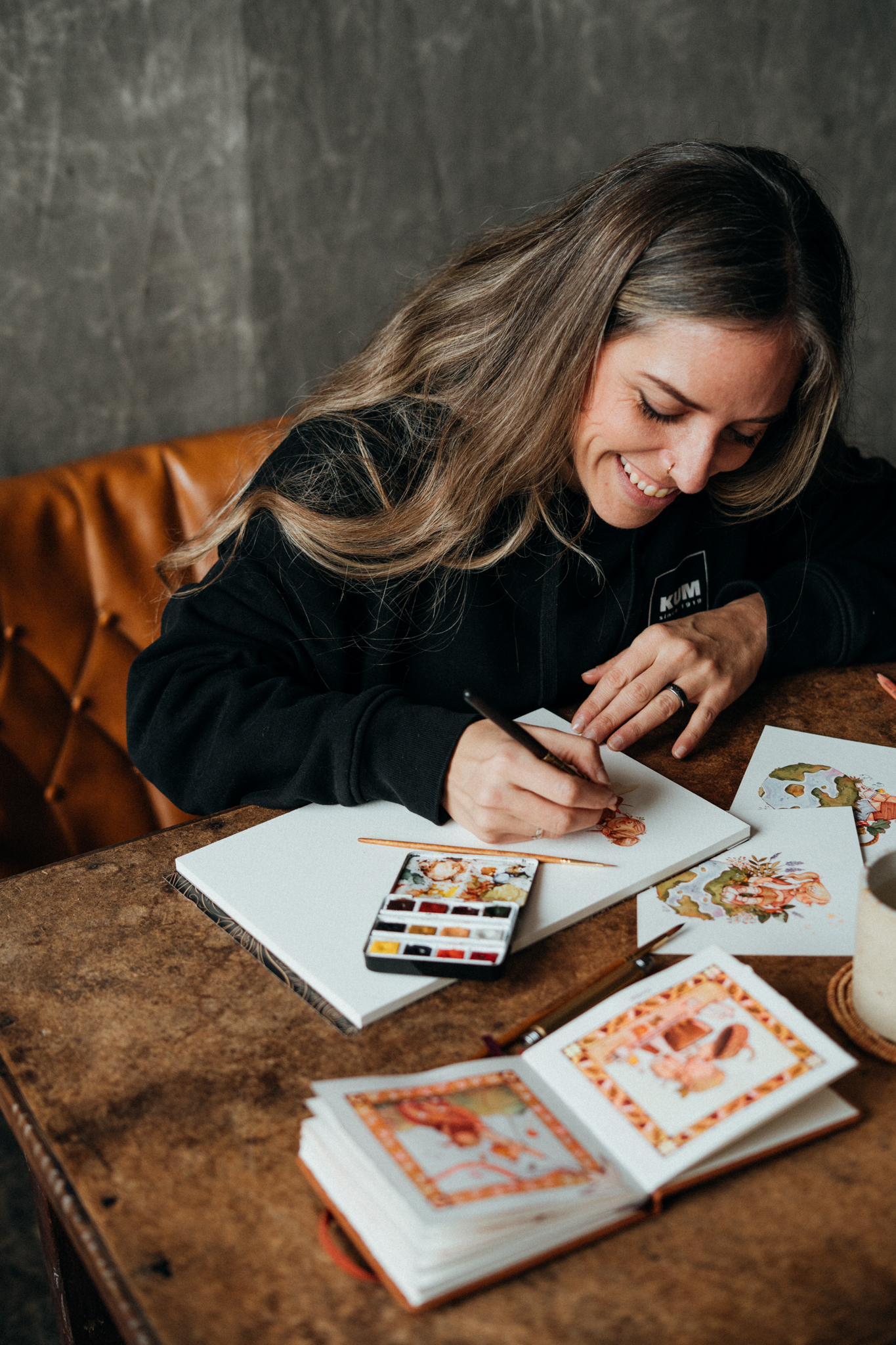 KUM x Sue rahel brush set  