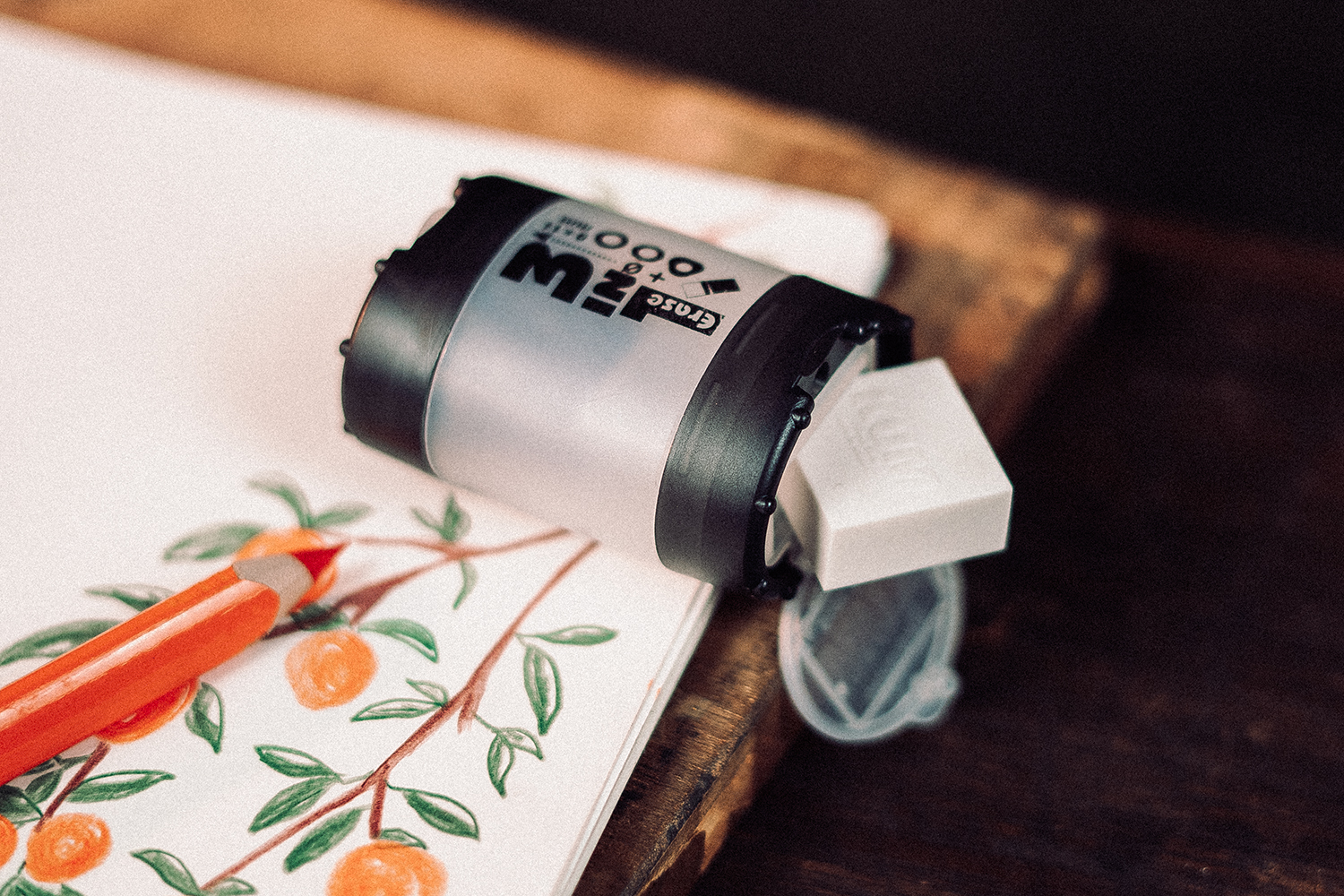 KUM 3-in-1 Double Sharpener with Container and Integrated Eraser