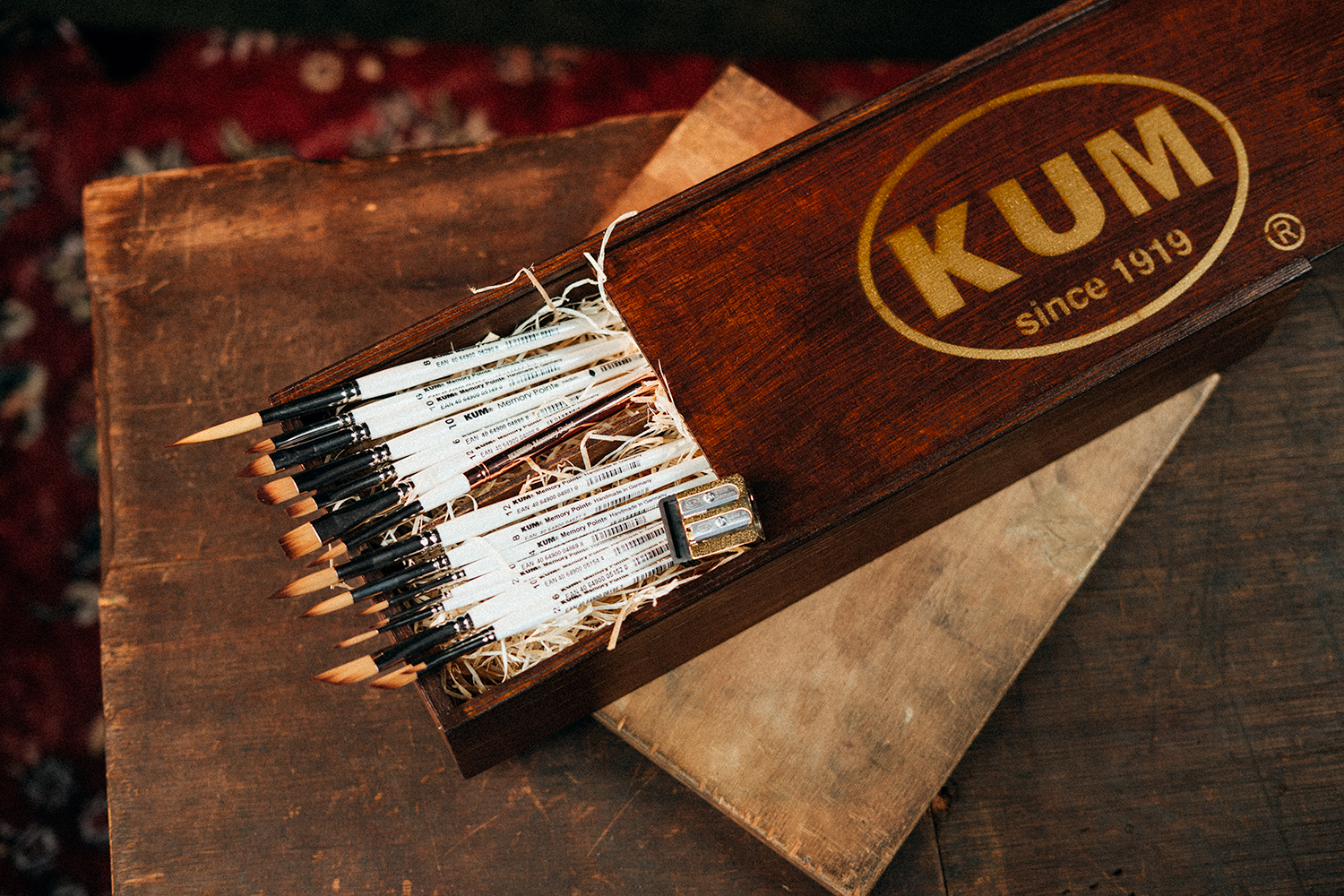 KUM Masters Atelier Collection Memory Point Pinsel und Meisterwerk gesamte Box